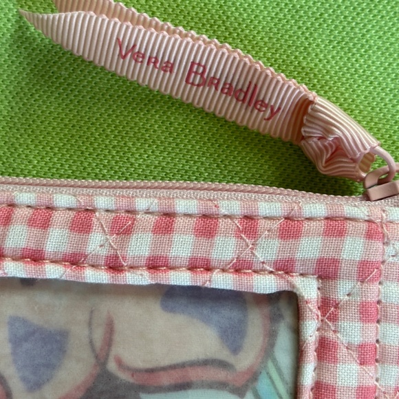 VERA BRADLEY HELLO KITTY ZIP ID CASE:NWT HELLO KITTY GINGHAM - Picture 9 of 13